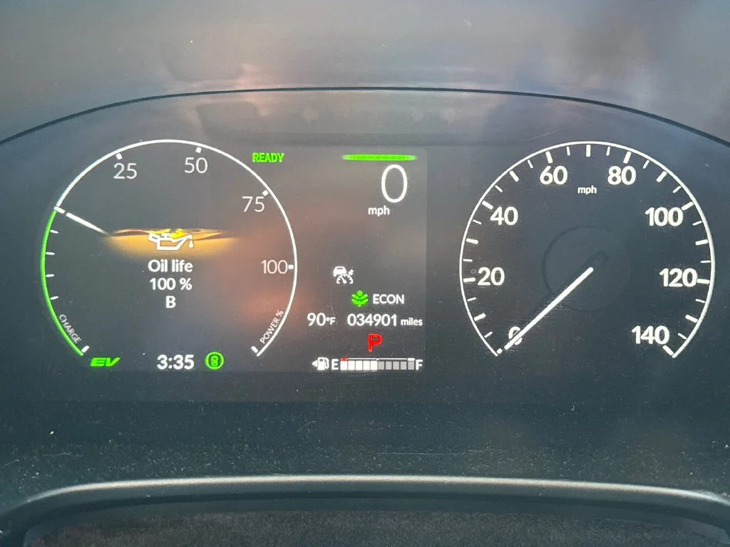 Certified Used 2025 Crystal Black Pearl Honda HYBRID 2WD SPORT image 22