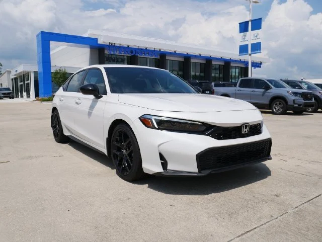 New 2026 Platinum White Pearl Honda FWD Touring Hybrid image 1