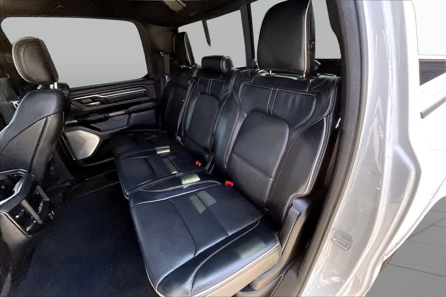 Used 2019 Ivory White Tri-Coat Pearlcoat Ram Limited image 19