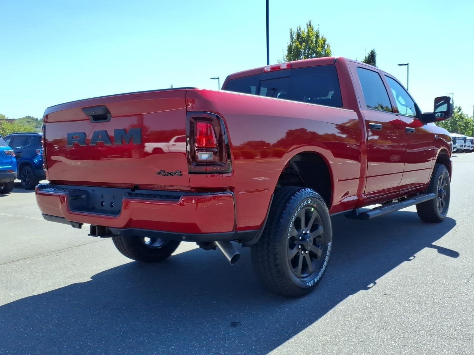 New 2027 Molten Red Pearlcoat RAM Black Express image 2