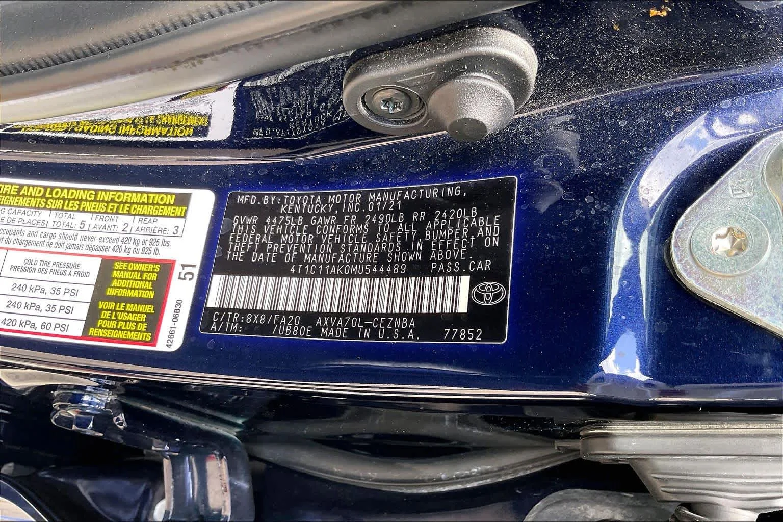 Used 2021 Blueprint Toyota LE image 34