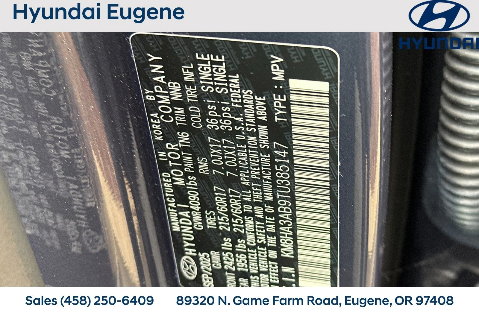 Used 2026 Blue Hyundai SE image 36
