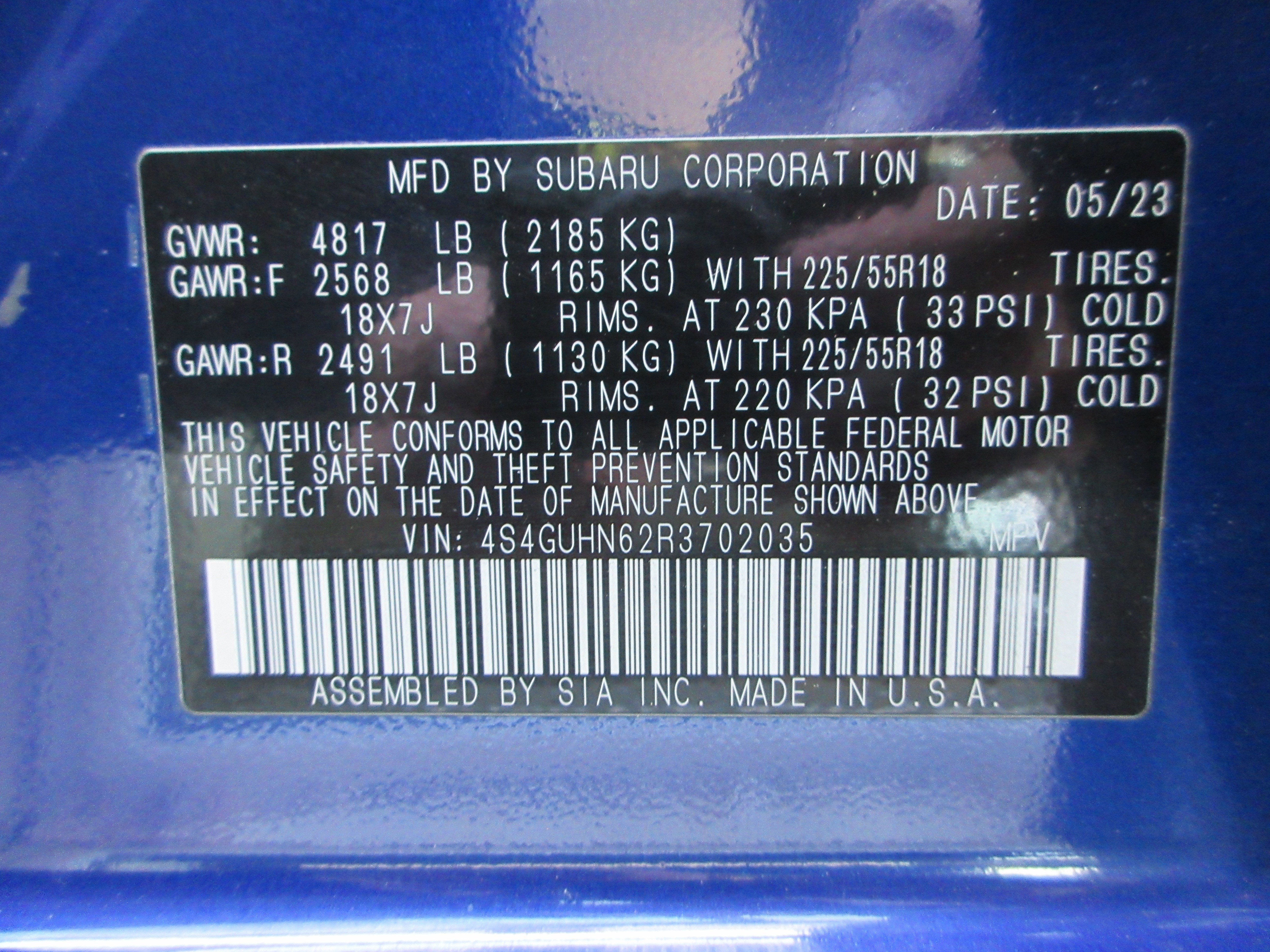 Used 2024 Sapphire Blue Pearl Subaru Limited image 52
