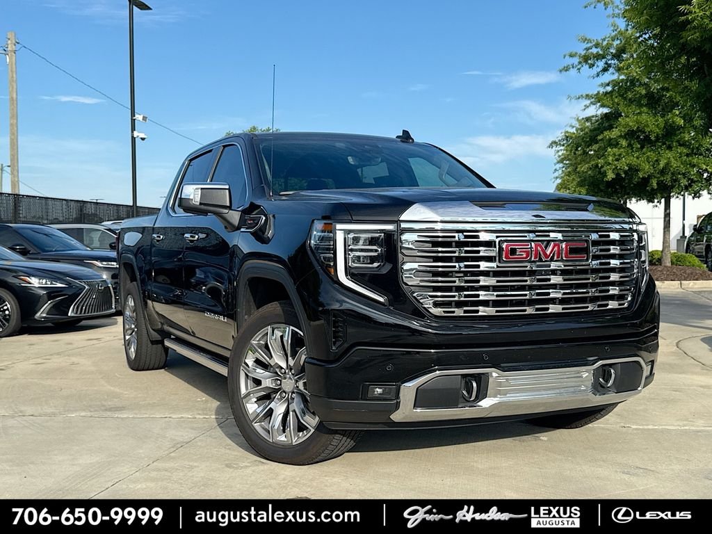 Onyx Black 2025 GMC Sierra 1500 Denali Crew Cab 4WD Pickup Truck Four-Wheel Drive 