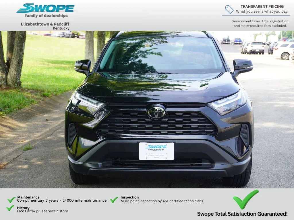 Used 2024 Midnight Black Metallic Toyota XLE image 8
