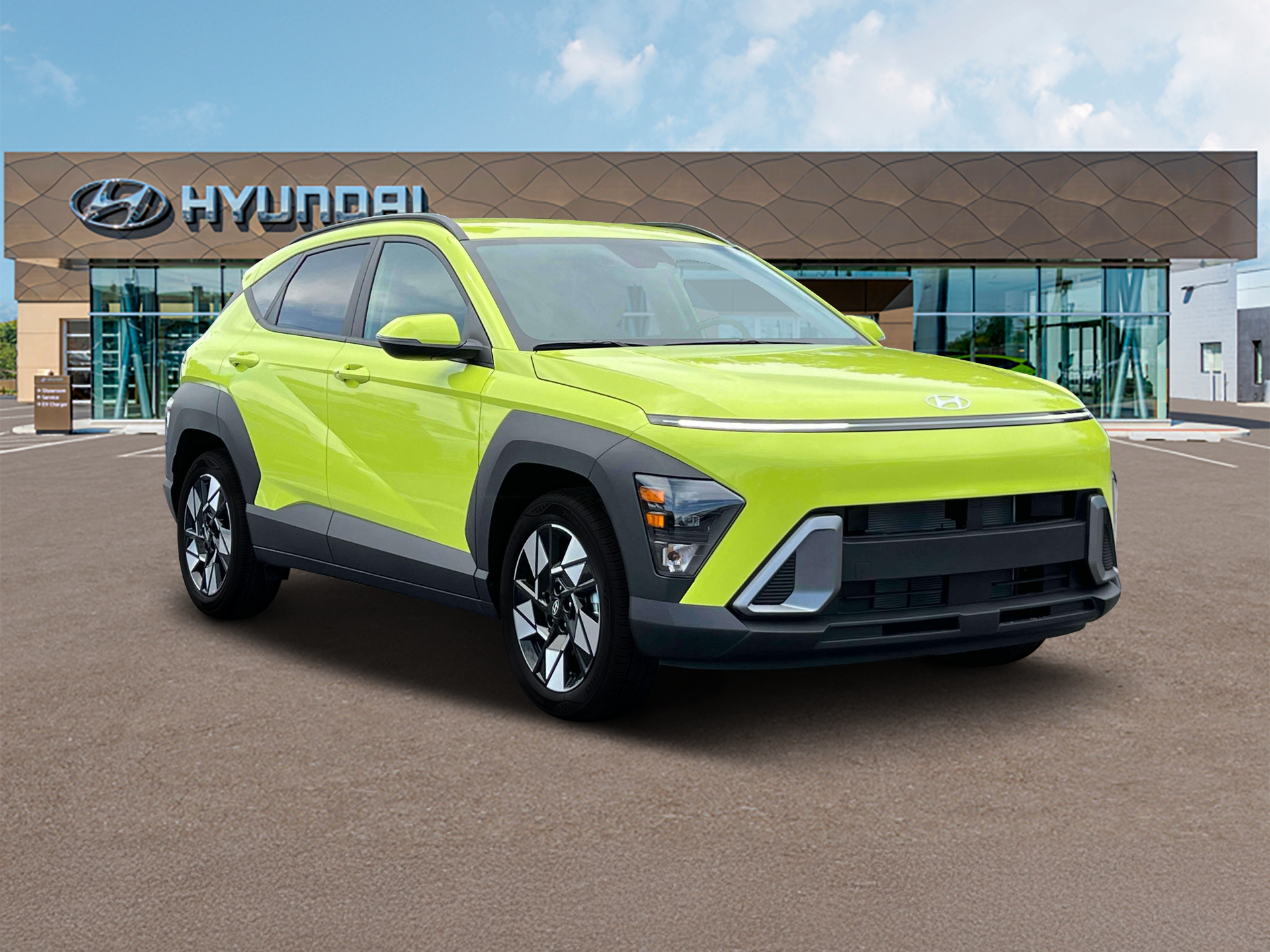 New 2024 Yellow Hyundai SEL FWD image 11