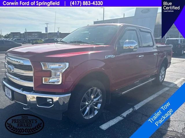 Used 2017 Red Ford Lariat image 9