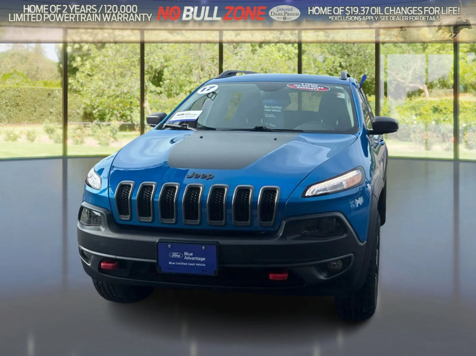 Used 2017 Hydro Blue Jeep Trailhawk L Plus image 8