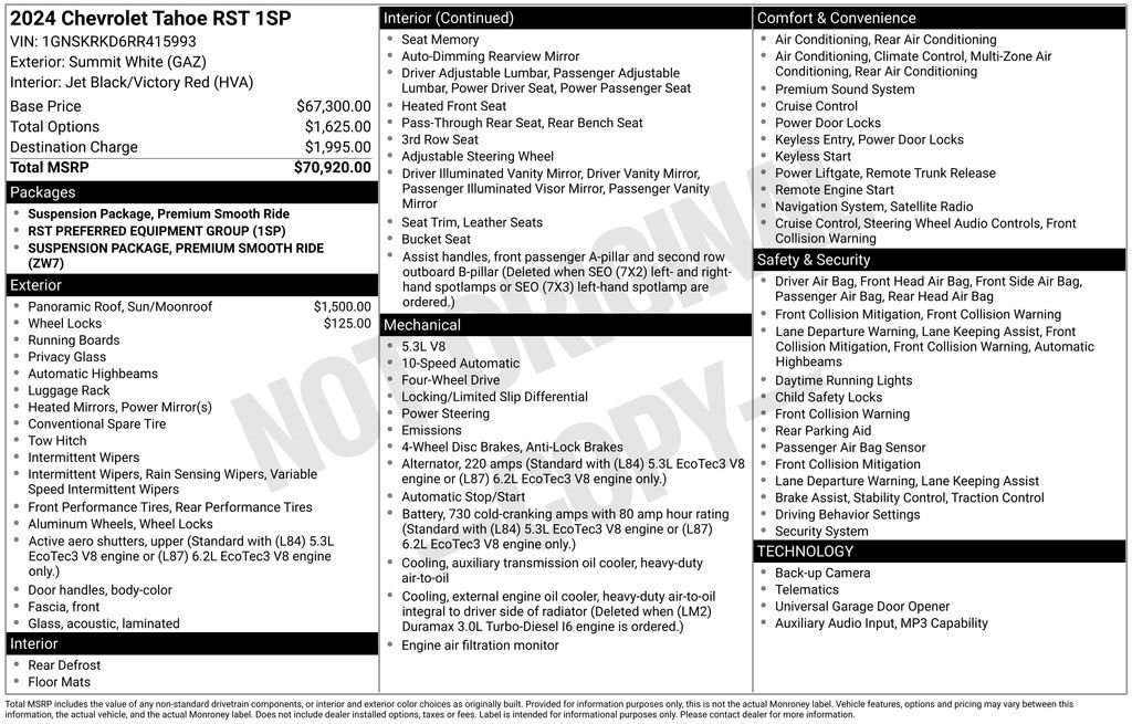 Used 2024 White Chevrolet RST image 24