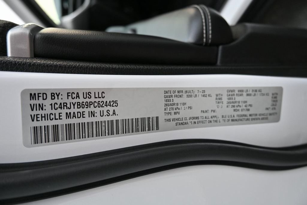 Used 2023 Bright White Clearcoat Jeep 4xe image 42