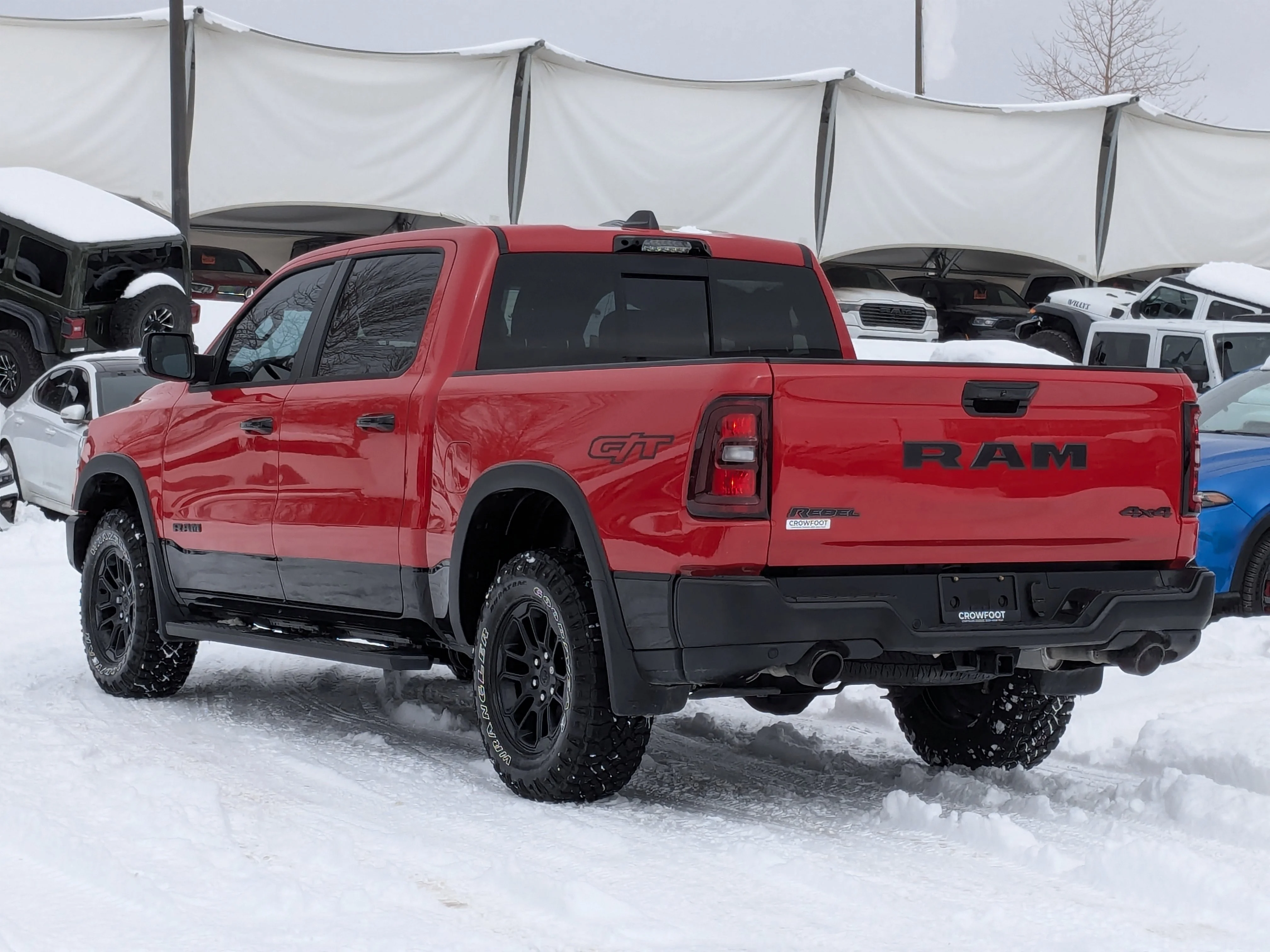 Used 2025 Red RAM Rebel - Rebel Level II Grp - Dual-Pane Sunroof - G/T Pkg - Tech Pkg - Bed Utility Grp - LOADED! image 6