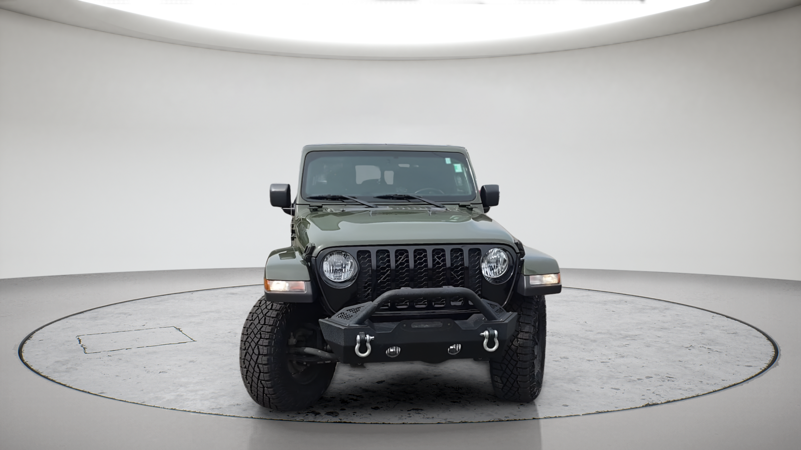 Used 2021 Sarge Green Clearcoat Jeep Willys image 2