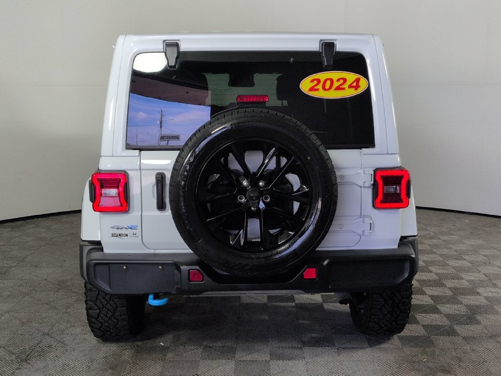 Used 2024 White Jeep Sahara 4xe image 7