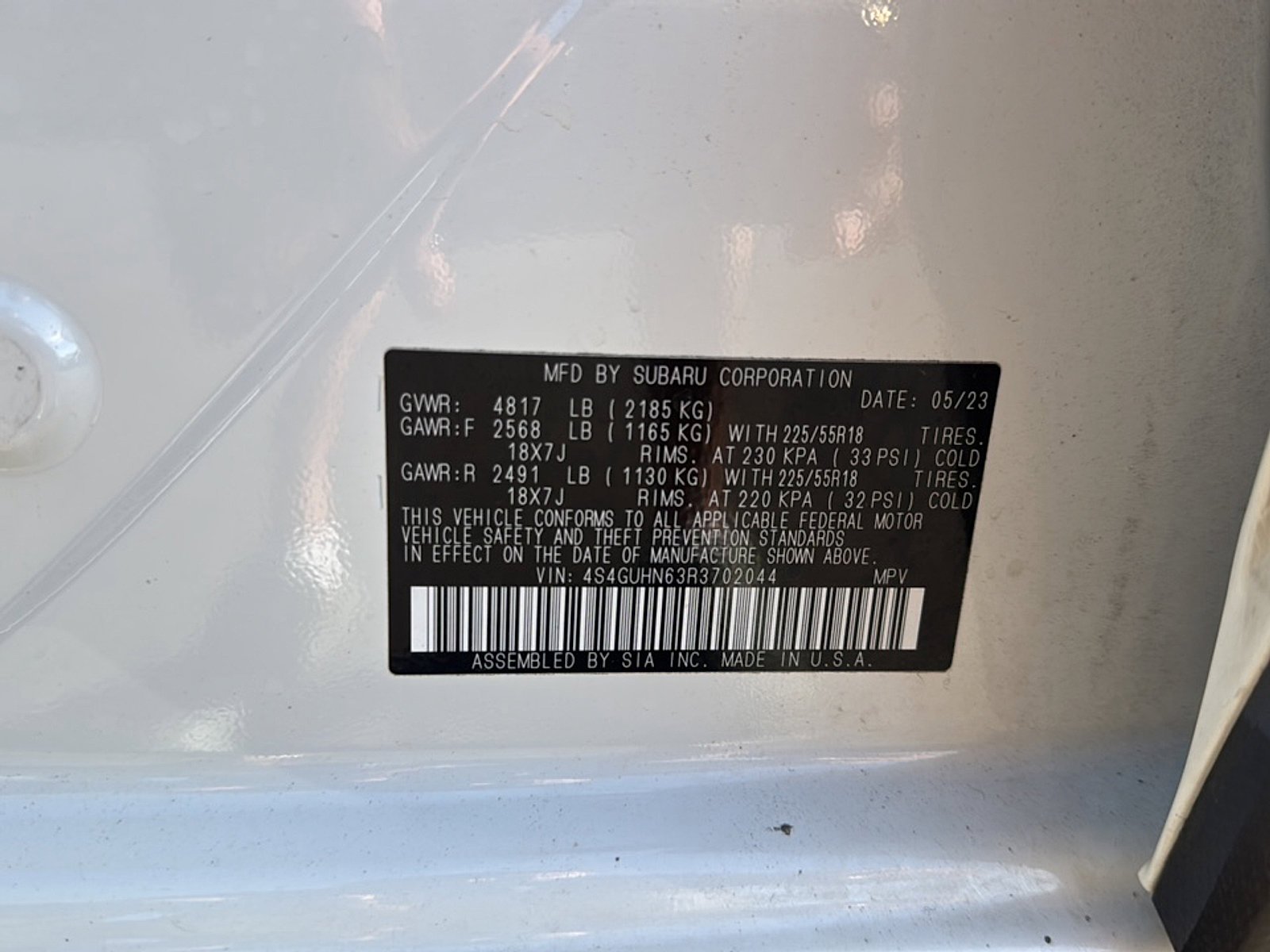 Certified Used 2024 Crystal White Pearl Subaru Limited image 48