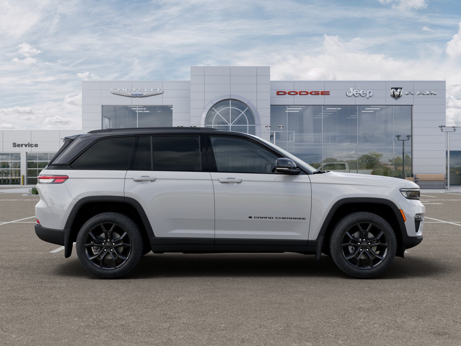 New 2025 Bright White Clear-Coat Exterior Paint Jeep Limited image 33