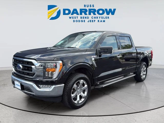 Used 2022 Black Ford XLT image 1