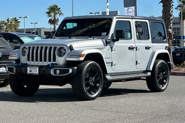Used 2023 Silver Jeep Sahara 4xe image 8