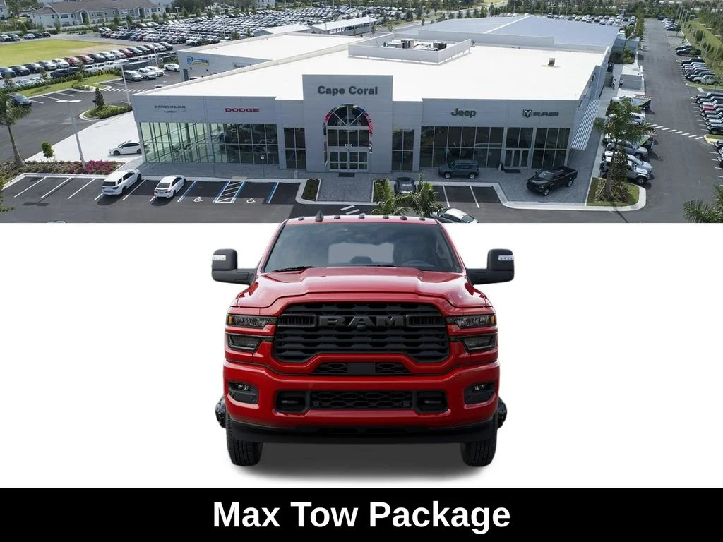 New 2026 Flame Red Clear-Coat Exterior Paint RAM Big Horn image 6