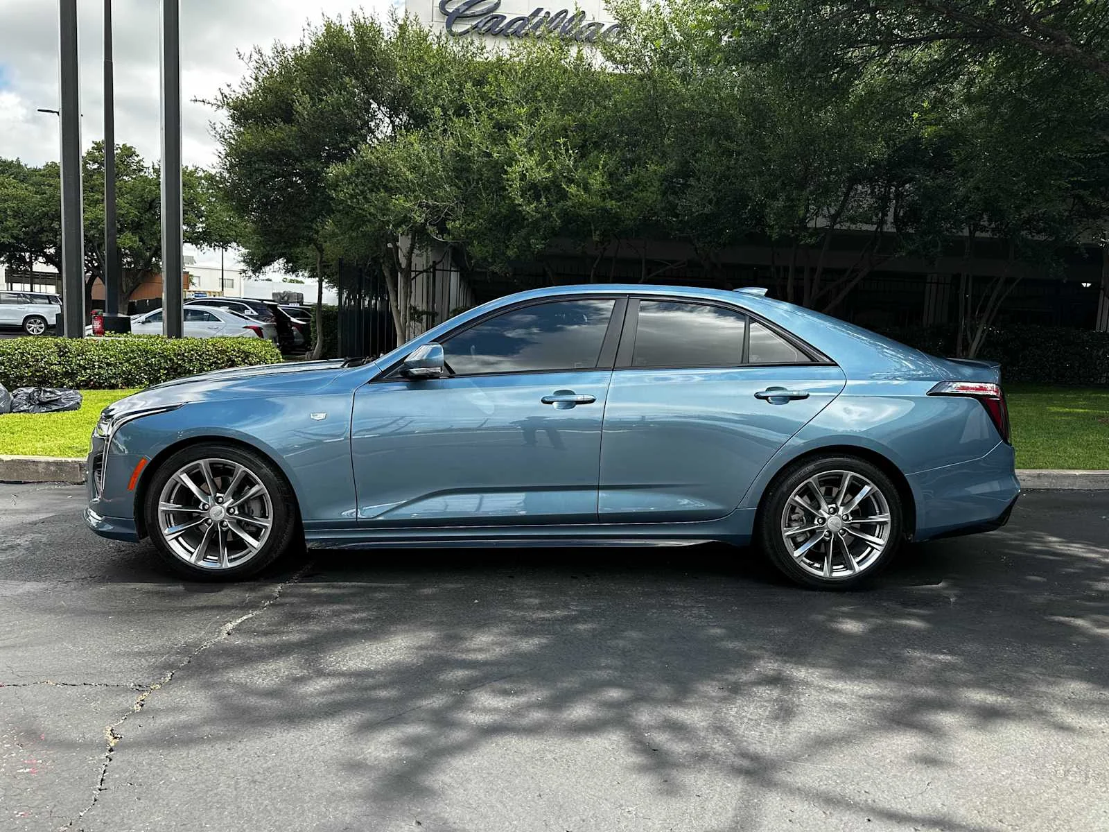 Used 2024 Midnight Steel Metallic Cadillac Sport image 5