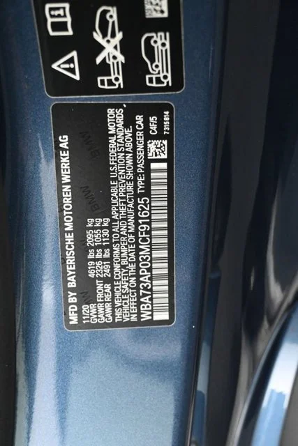 Certified Used 2021 Arctic Race Blue Metallic BMW 430i xDrive image 32