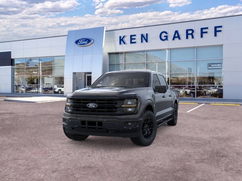 New 2026 Agate Black Metallic Ford XLT image 2