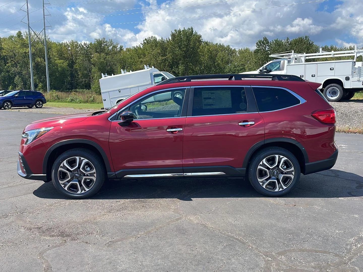 New 2026 Crimson Red Pearl Subaru Touring image 2