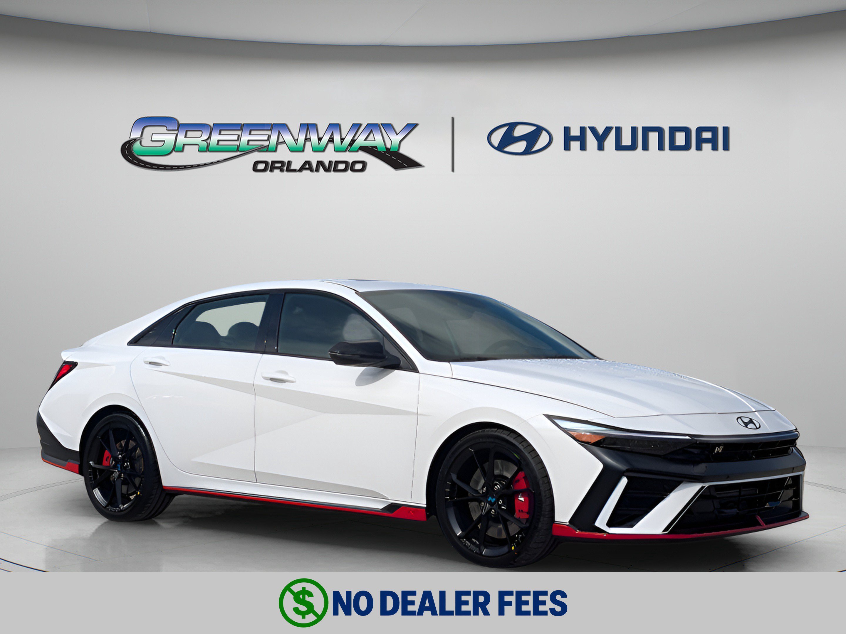 New 2026 Atlas White Hyundai Sedan image 1