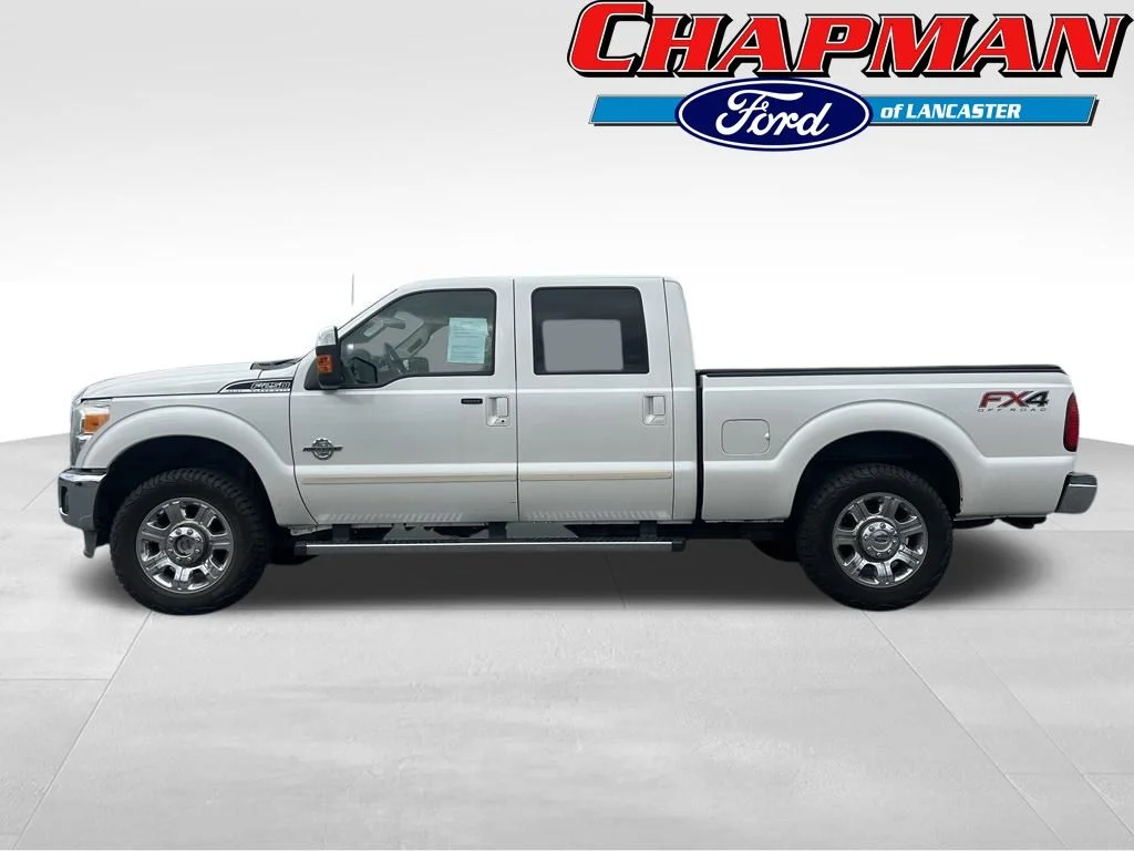 Used 2016 White Platinum Clearcoat Metallic Ford Lariat image 2