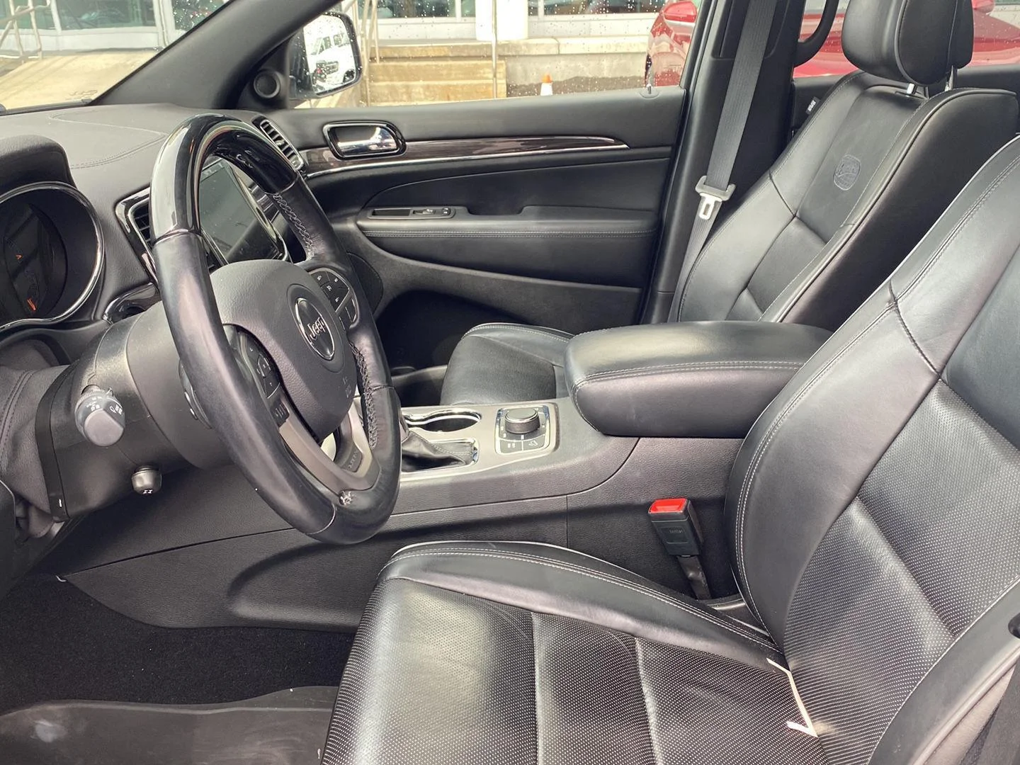 Used 2021 Bright White Clearcoat Jeep Overland image 6