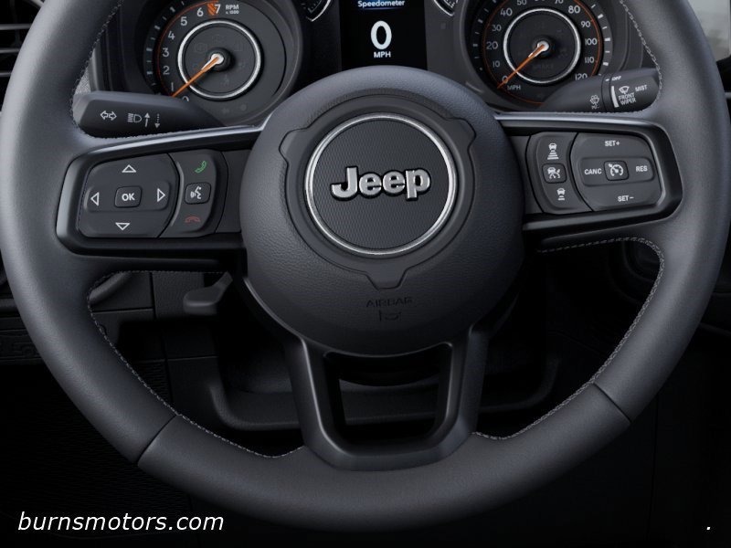 New 2026 Granite Crystal Metallic Clear-Coat Exterior Paint Jeep Sport S Dark Sky image 19
