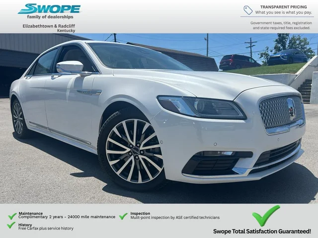 2017 Lincoln Continental Select