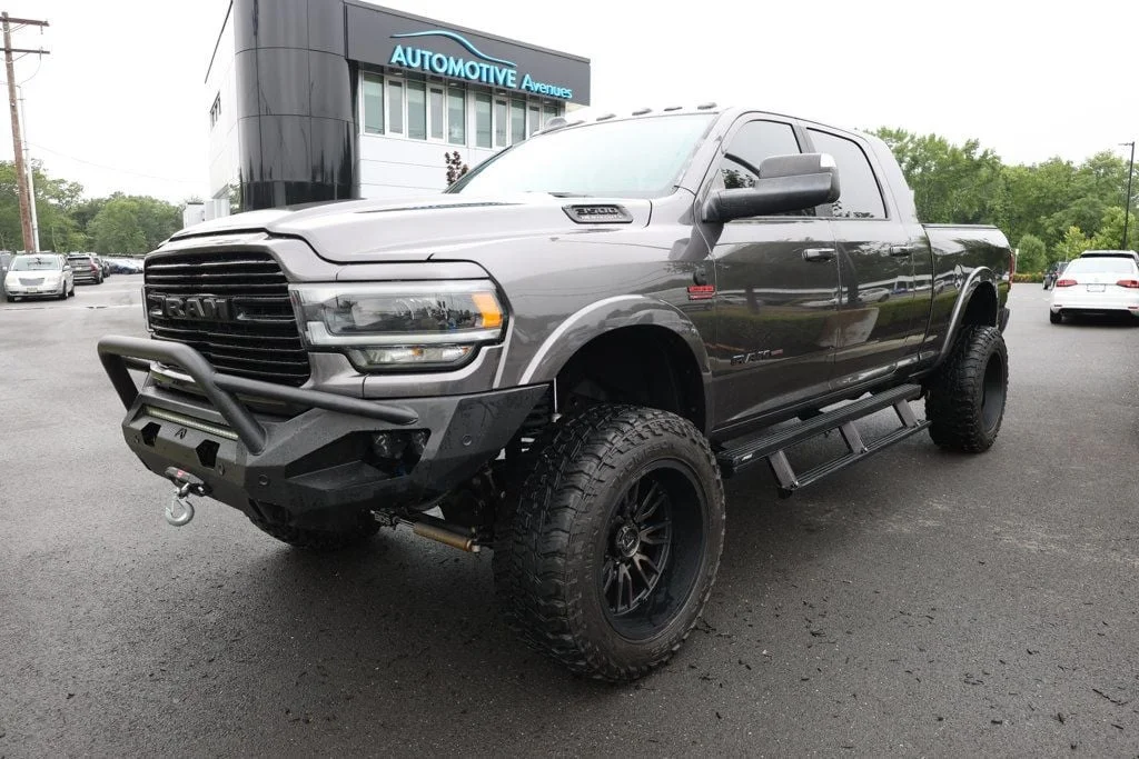 Used 2022 Granite Crystal Metallic Clearcoat Ram Laramie 4x4 Mega Cab 6