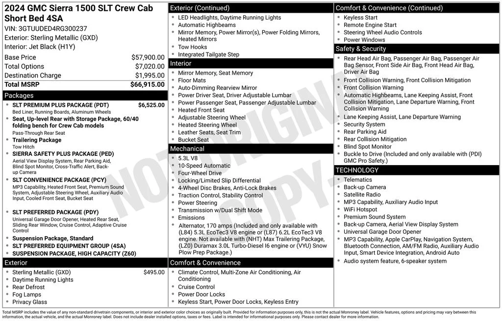 Used 2024 Silver GMC SLT image 34