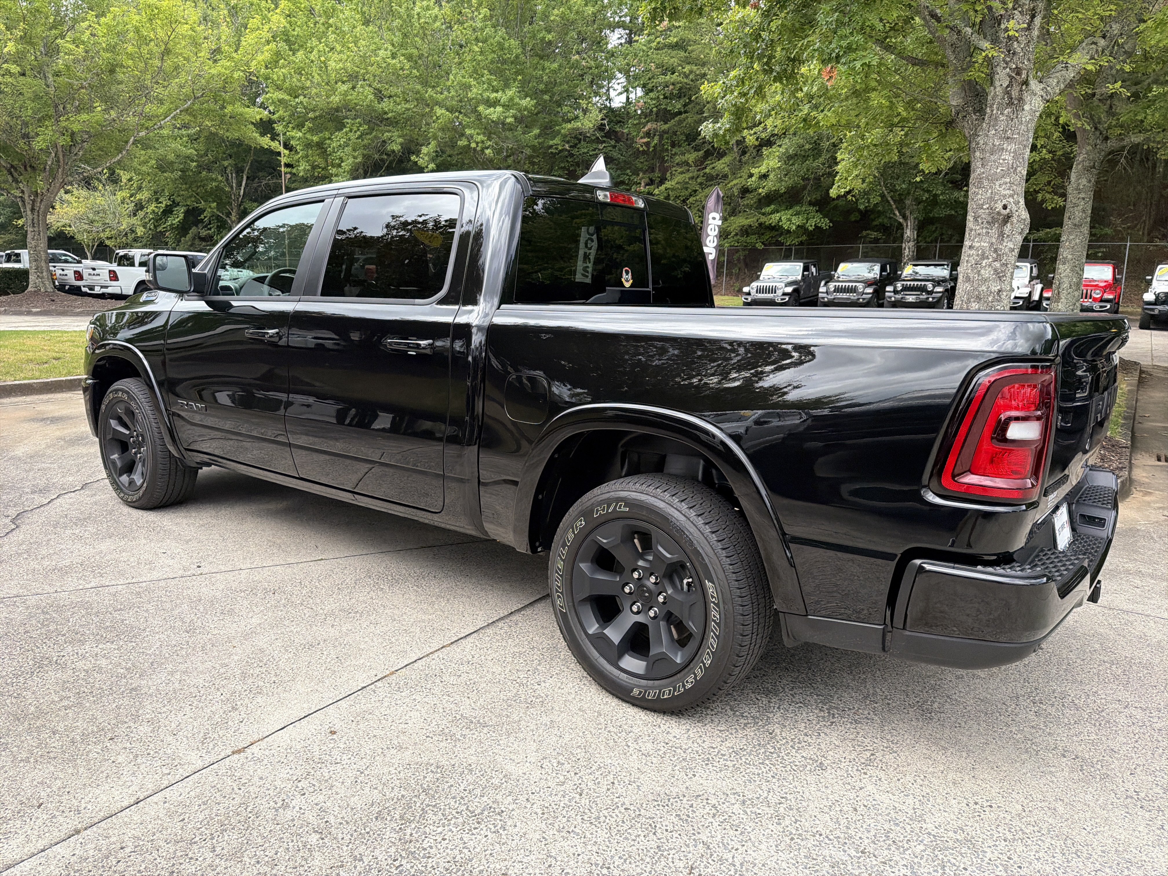Used 2025 Diamond Black Crystal Pearlcoat Ram Big Horn image 8