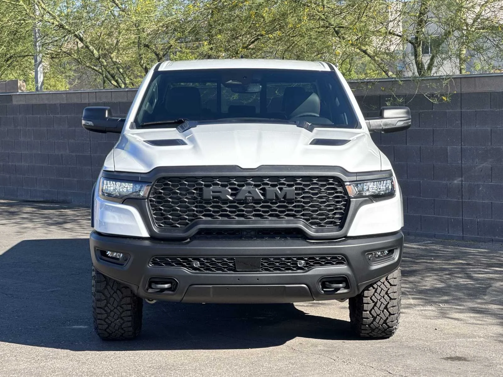 New 2026 Bright White Clear-Coat Exterior Paint RAM Rebel image 3