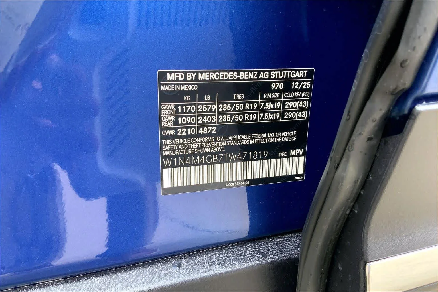 New 2026 Starling Blue Metallic Mercedes-Benz GLB 250 image 18