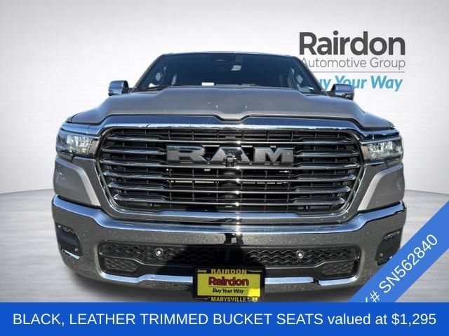 Used 2025 Billet Silver Metallic Clearcoat Ram Laramie image 2