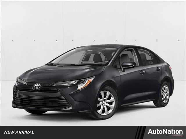Used 2024 Midnight Black Metallic Toyota LE image 1
