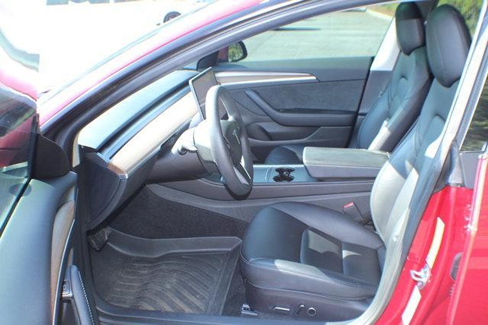 Used 2023 Red Multi-Coat Tesla Rear-Wheel Drive image 10