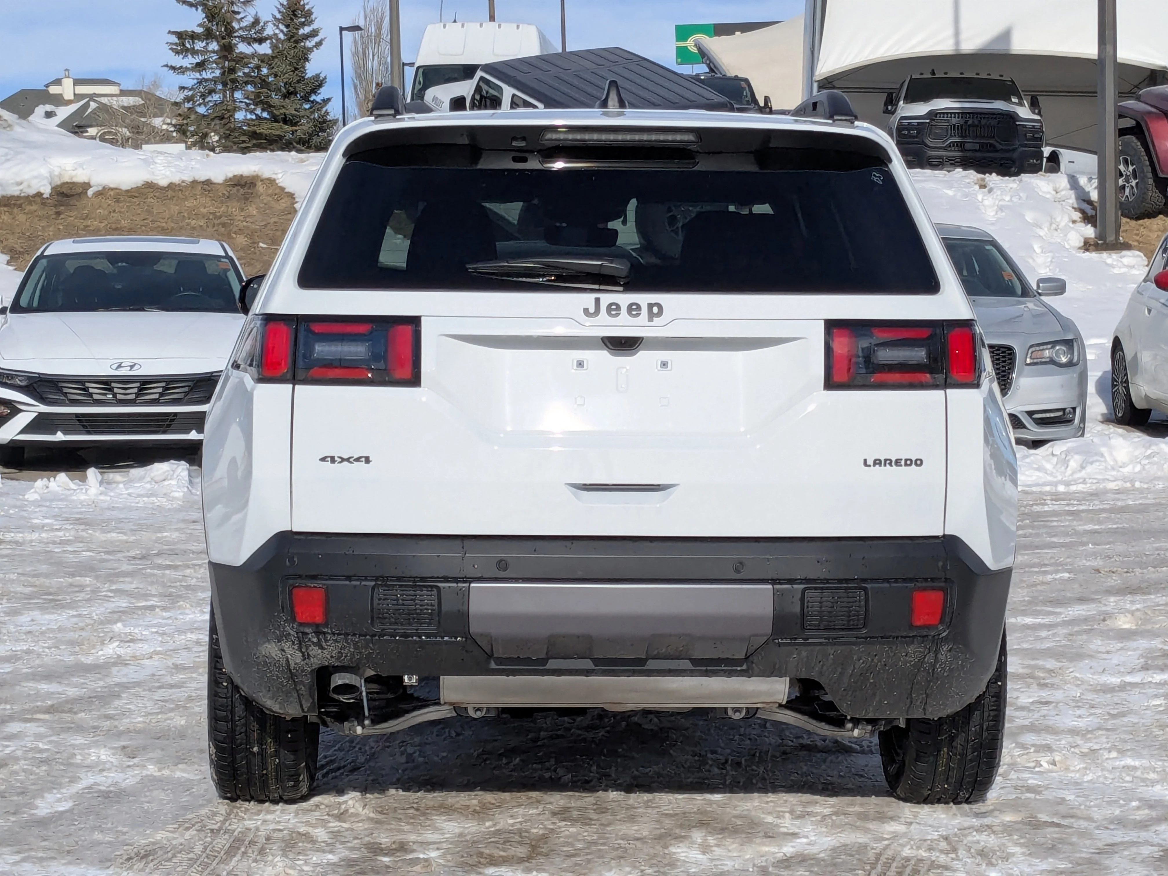 New 2026 White Jeep Laredo - - Customer Preferred Pkg 23F - Compact Spare Tire & More image 7