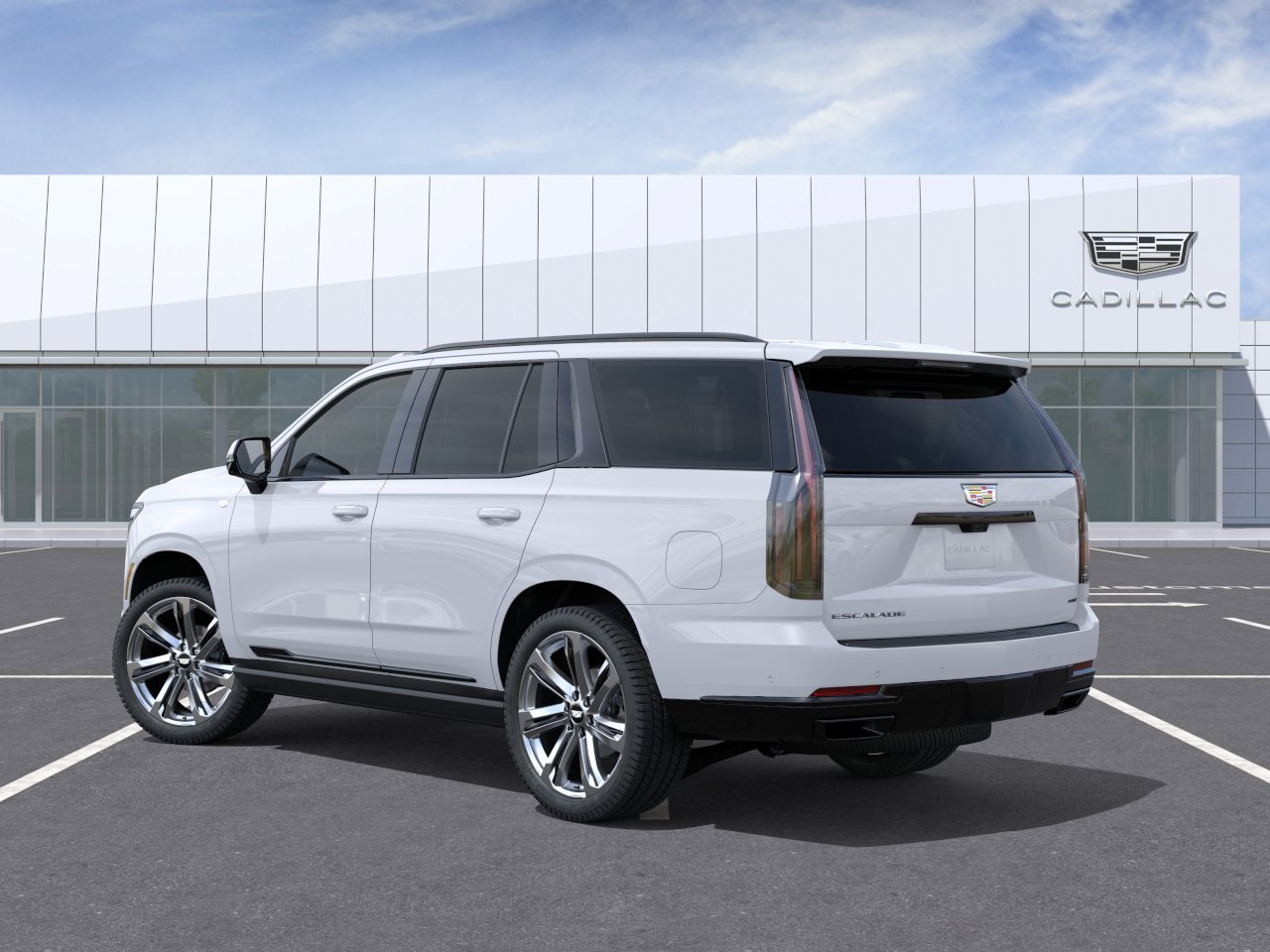 New 2026 Vibrant White Tricoat Cadillac Sport image 3