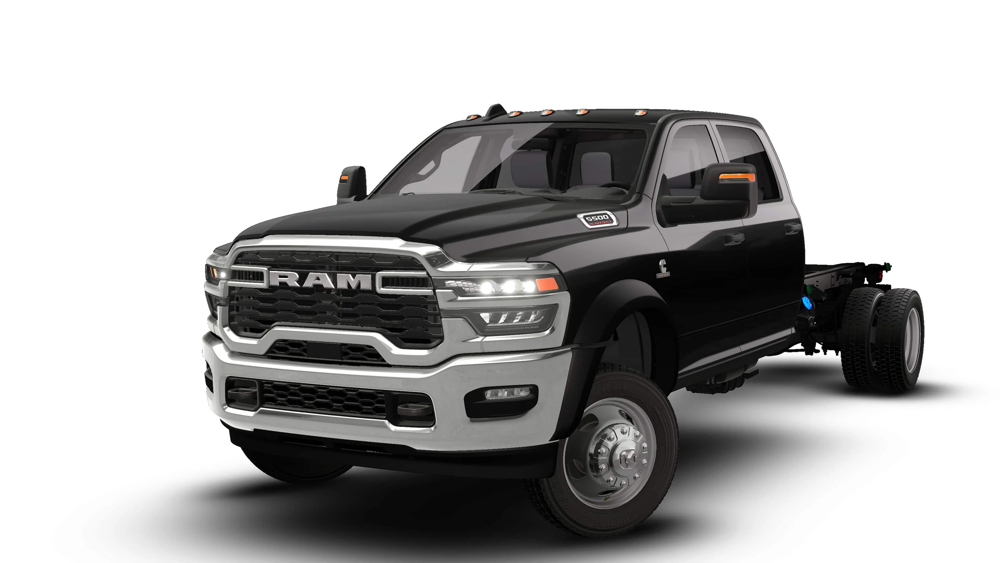New 2026 Diamond Black Crystal Pearl-Coat Exterior Paint RAM TRADESMAN image 13