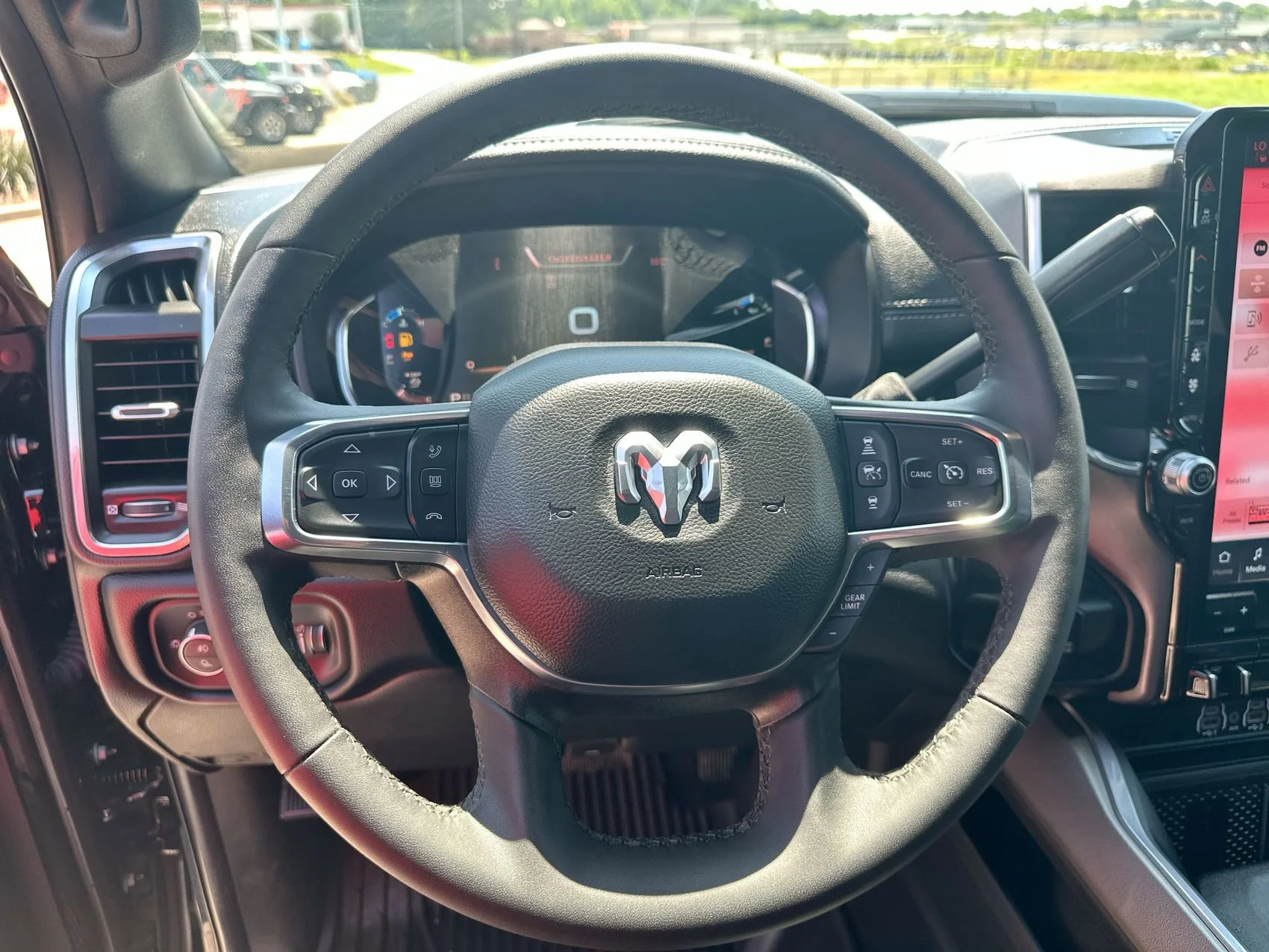 Used 2025 Diamond Black Crystal Pearlcoat Ram Laramie image 14