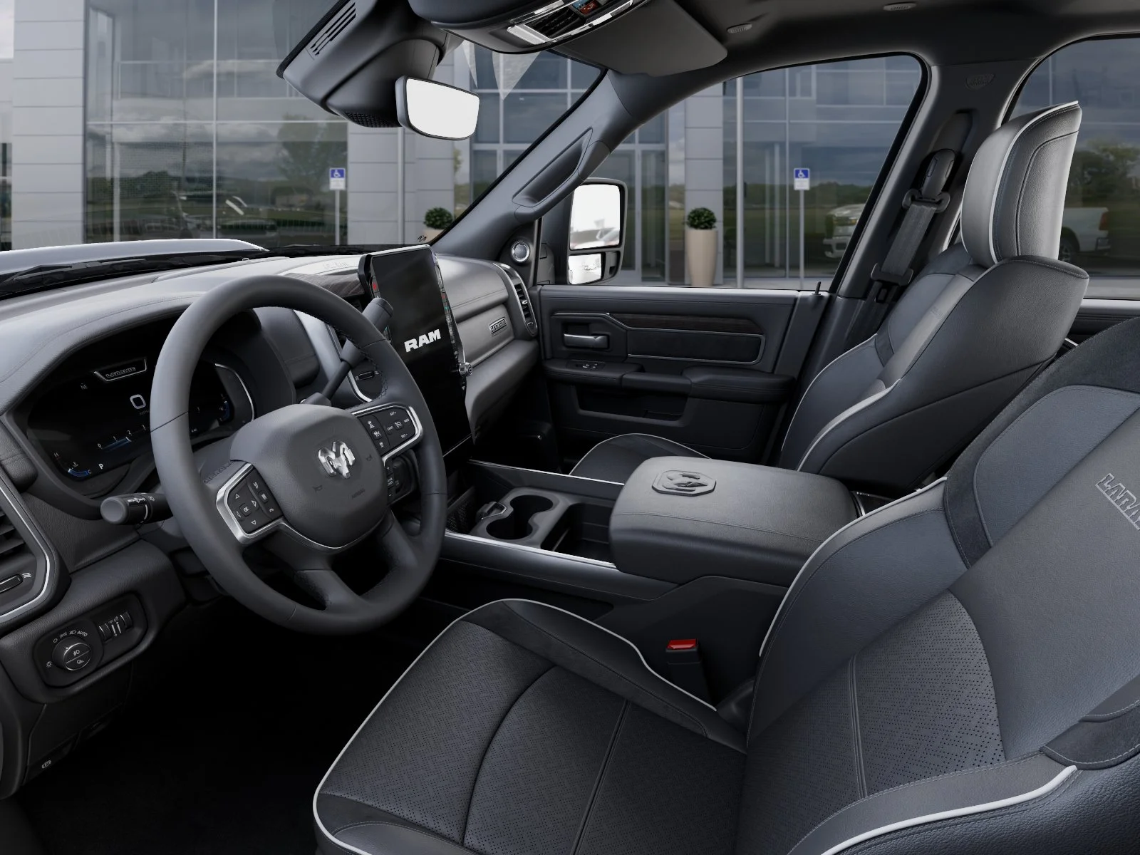 New 2026 Diamond Black Crystal Pearl-Coat Exterior Paint RAM Laramie image 48