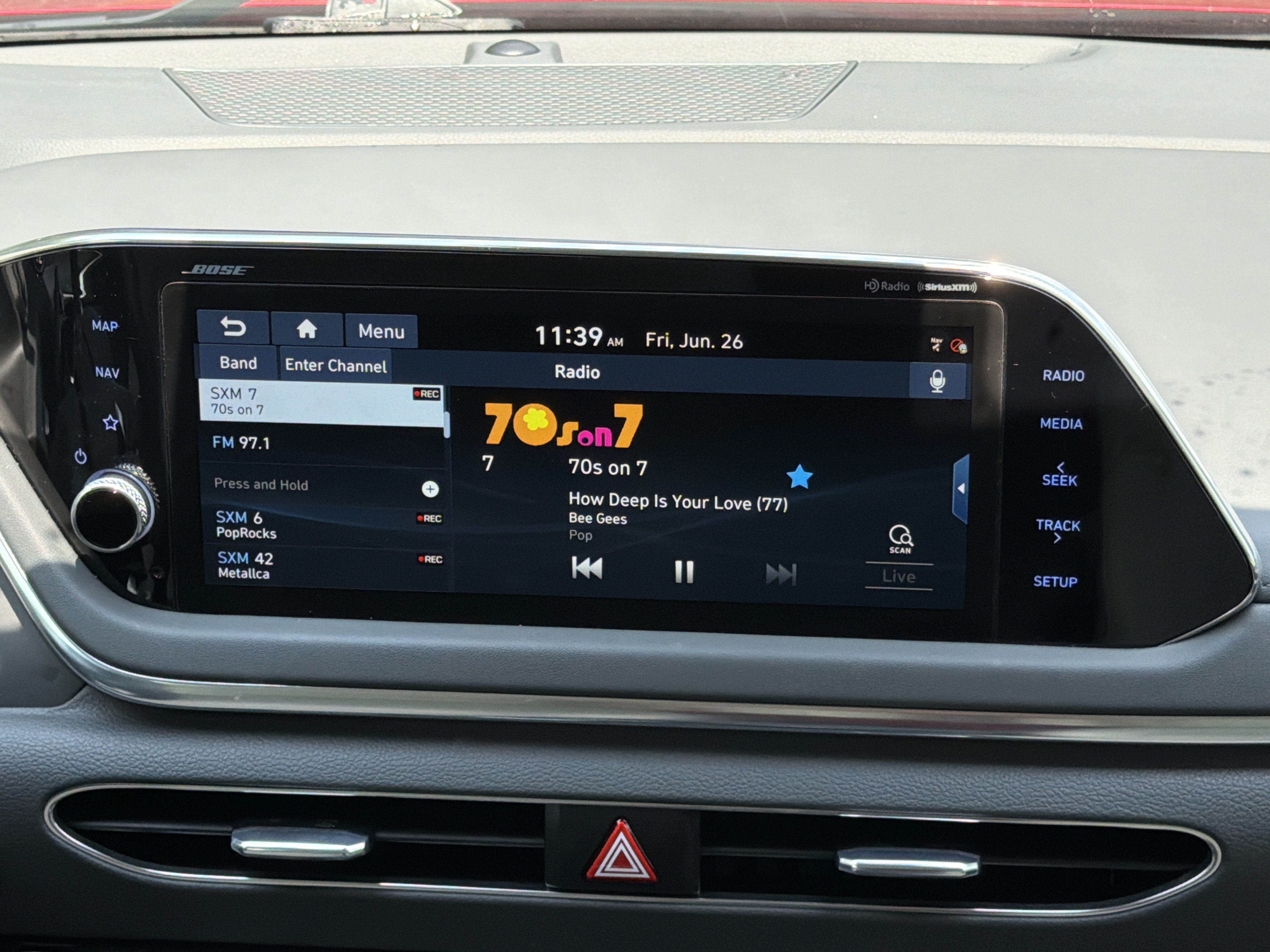 Used 2021 Calypso Red Hyundai Limited image 5