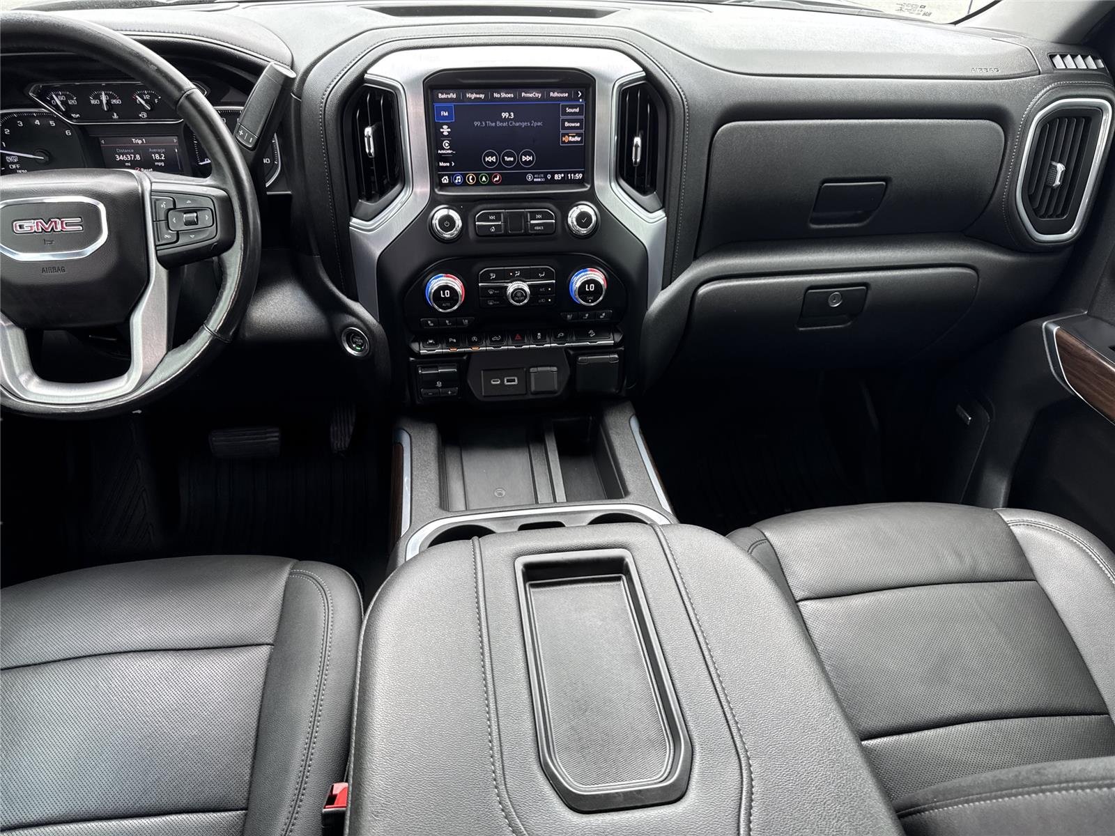 Used 2021 ONYX BLACK GMC SLT image 15