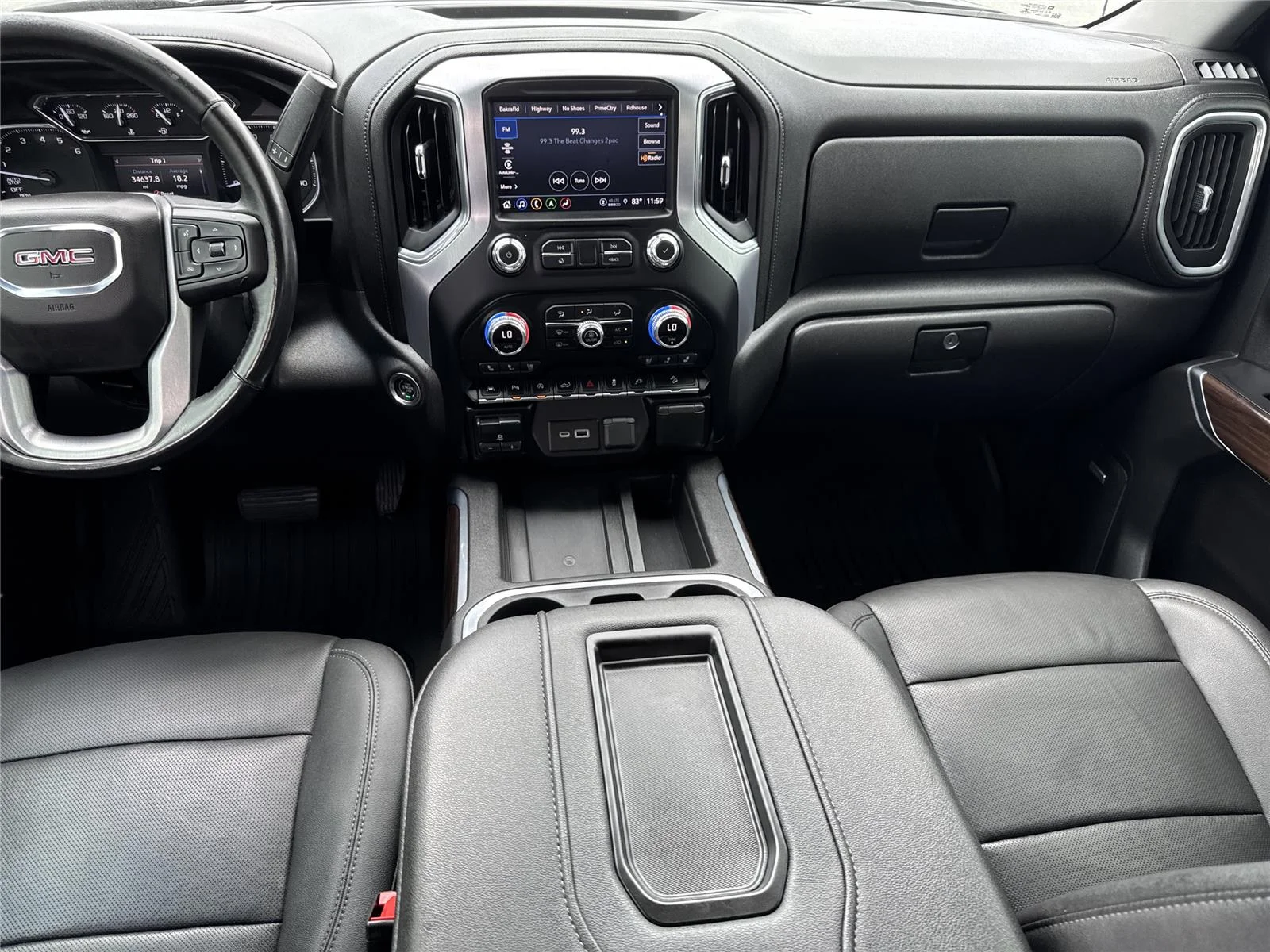 Used 2021 ONYX BLACK GMC SLT image 15