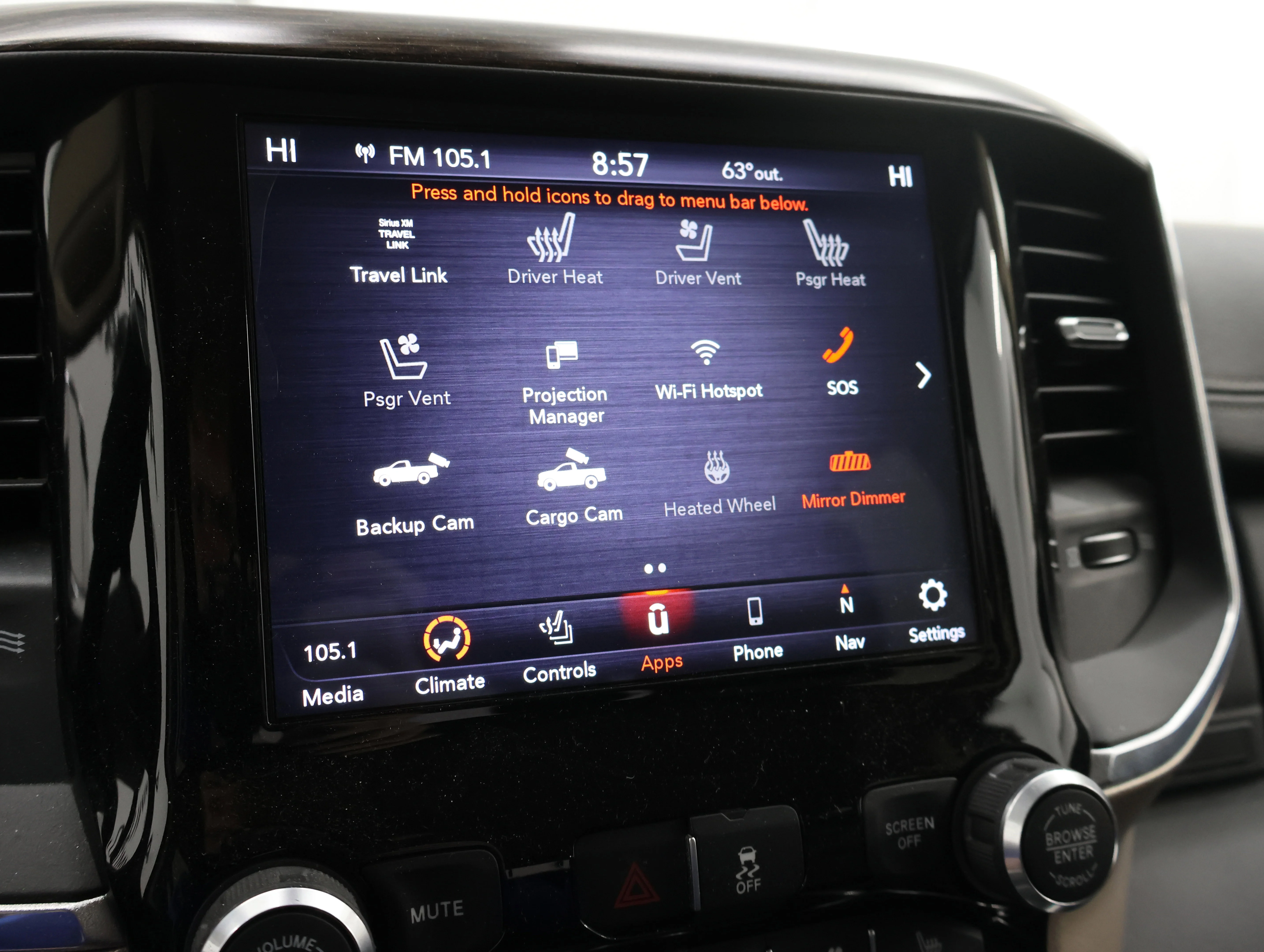 Used 2019 Maximum Steel Metallic Clearcoat Ram Laramie image 52