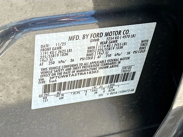 New 2026 Gray Metallic Ford Lobo Standard image 19