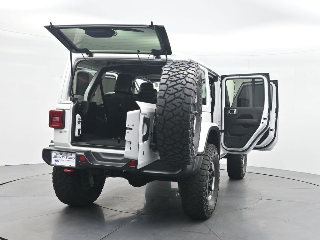 Used 2020 Bright White Clearcoat Jeep Rubicon image 38